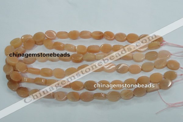 CPI101 15.5 inches 11*14mm oval pink aventurine jade beads