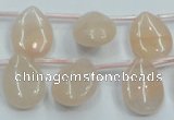 CPI15 15.5 inches 13*18mm top-drilled teardrop pink aventurine jade beads