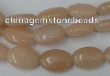 CPI151 15.5 inches 10*14mm oval pink aventurine jade beads