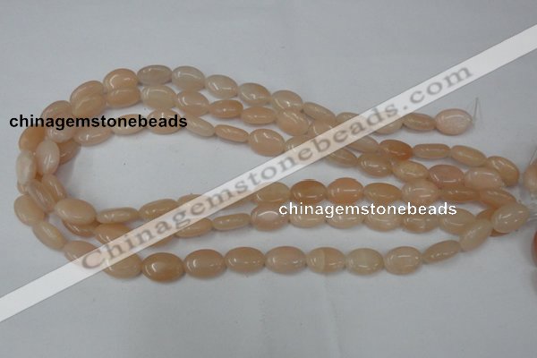 CPI151 15.5 inches 10*14mm oval pink aventurine jade beads