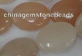 CPI152 15.5 inches 18*25mm oval pink aventurine jade beads