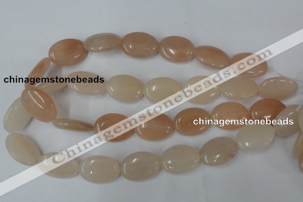 CPI152 15.5 inches 18*25mm oval pink aventurine jade beads