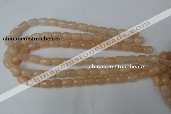 CPI160 15.5 inches 10*14mm drum pink aventurine jade beads