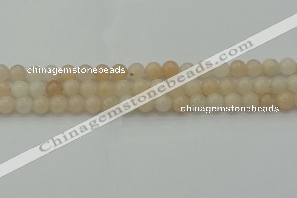 CPI202 15.5 inches 8mm round pink aventurine jade beads