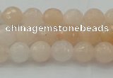 CPI210 15.5 inches 4mm faceted round pink aventurine jade beads