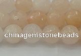 CPI211 15.5 inches 6mm faceted round pink aventurine jade beads