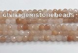 CPI217 15.5 inches 8mm faceted round pink aventurine jade beads wholesale