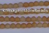 CPI300 15.5 inches 4mm round matte red aventurine beads wholesale