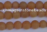 CPI302 15.5 inches 8mm round matte red aventurine beads wholesale