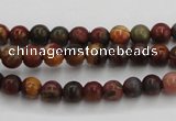 CPJ101 15.5 inches 6mm round picasso jasper gemstone beads wholesale