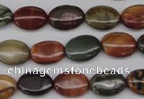 CPJ401 15 inches 10*14mm oval picasso jasper gemstone beads