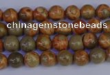 CPJ460 15.5 inches 4mm round African picture jasper beads