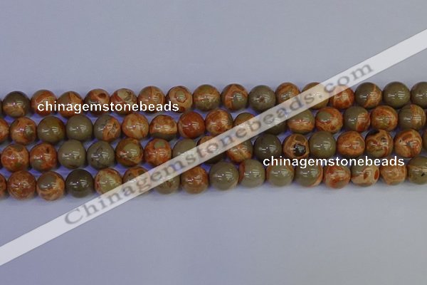 CPJ464 15.5 inches 12mm round African picture jasper beads
