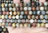 CPJ482 15.5 inches 8mm round polychrome jasper beads wholesale