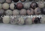 CPJ601 15.5 inches 6mm round purple striped jasper beads wholesale