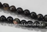 CPM01 15.5 inches 6mm round plum blossom jade beads wholesale