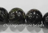 CPM07 15.5 inches 18mm round plum blossom jade beads wholesale