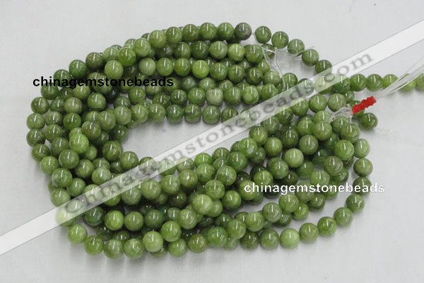 CPO03 15.5 inches 10mm round olivine gemstone beads wholesale