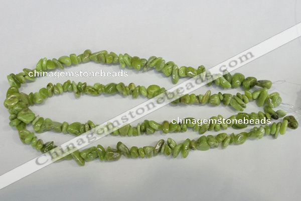 CPO40 15.5 inches 4*10mm – 10*12mm olivine chips beads wholesale