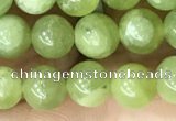 CPO44 15.5 inches 6mm round natural olivine gemstone beads