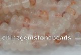 CPQ14 15.5 inches 5*8mm rondelle natural pink quartz beads