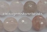 CPQ207 15.5 inches 16mm faceted round natural pink quartz beads