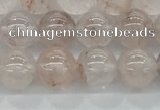 CPQ251 15.5 inches 6mm round natural pink quartz beads wholesale