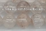 CPQ252 15.5 inches 8mm round natural pink quartz beads wholesale