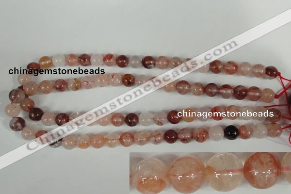 CPQ30 15.5 inches 10mm round natural pink quartz beads wholesale