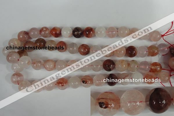 CPQ32 15.5 inches 14mm round natural pink quartz beads wholesale