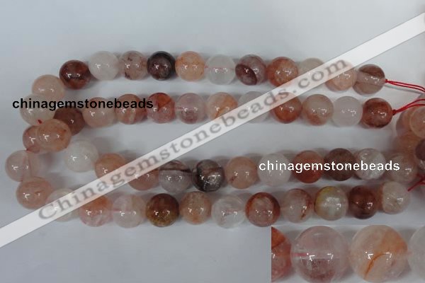 CPQ33 15.5 inches 16mm round natural pink quartz beads wholesale