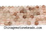 CPQ341 15.5 inches 6mm round pink quartz gemstone beads