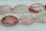 CPQ45 15.5 inches 13*18mm oval natural pink quartz beads