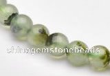 CPR02 AB grade 8mm round natural prehnite stone beads Wholesale