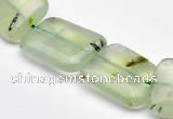 CPR15 A grade 15*20mm rectangle natural Prehnite gemstone beads