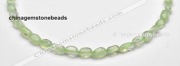 CPR19 A+ grade 7*10mm freeform natural Prehnite gemstone beads