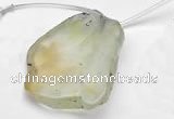 CPR22 Freeform A- grade natural Prehnite gemstone beads wholesal