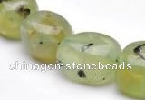 CPR23 A grade 12*18mm pebble shape natural Prehnite stone beads