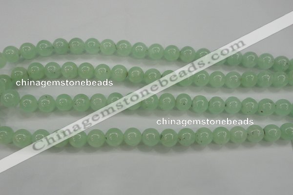 CPR302 15.5 inches 8mm round natural prehnite beads wholesale