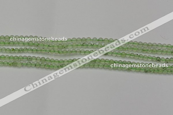 CPR310 15.5 inches 4mm round natural prehnite gemstone beads