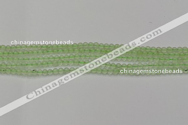 CPR321 15.5 inches 4mm round natural prehnite gemstone beads