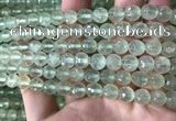 CPR362 15.5 inches 8mm faceted round prehnite gemstone beads
