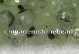 CPR410 15.5 inches 6mm faceted round prehnite gemstone beads