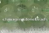 CPR416 15.5 inches 8mm faceted round natural prehnite beads