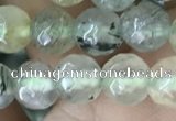 CPR420 15.5 inches 6mm faceted round prehnite beads wholesale