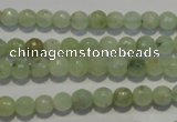 CPR51 15.5 inches 6mm faceted round natural prehnite beads