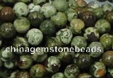 CPS111 15.5 inches 10mm round green peacock stone beads wholesale