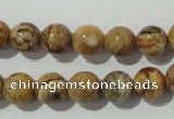 CPT453 15.5 inches 10mm round picture jasper beads wholesale