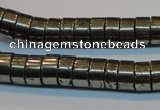 CPY117 15.5 inches 5*10mm heishi pyrite gemstone beads wholesale