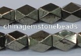 CPY610 15.5 inches 10*15mm nuggets pyrite gemstone beads